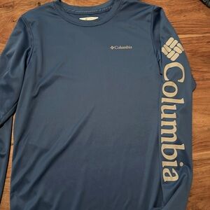 Columbia Boys Youth M LS Fishing Shirt